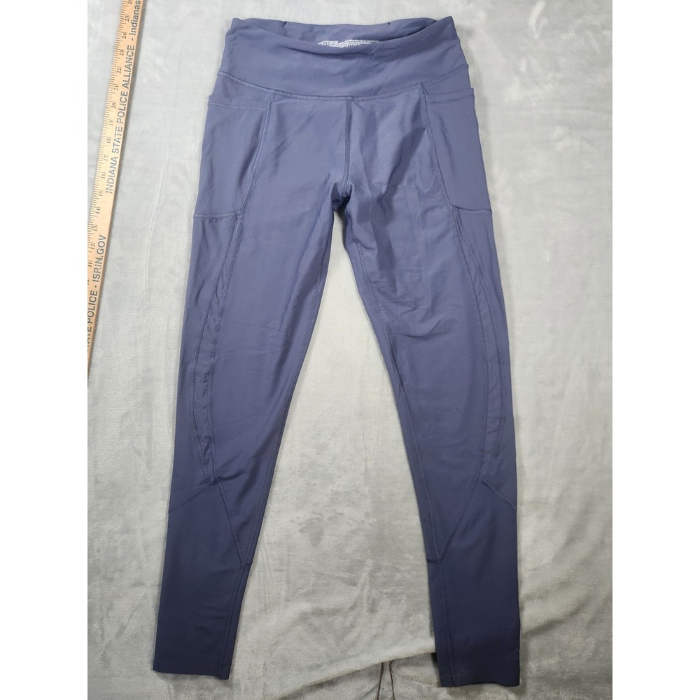 Victoria‎ Sport Total Knockout Tight Leggings Purple Mesh Panels 4-Pocket SMALL